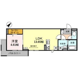 (仮称) 栗東市大橋5丁目D-ROOMの物件間取画像